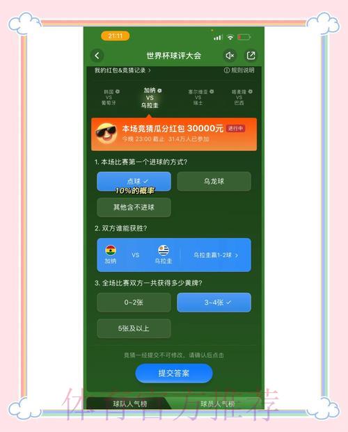 世界杯竞猜平台:掌握预测技巧,助你精准押注每一场 世界杯竞猜平台:掌握预测技巧,助你精准押注每一场